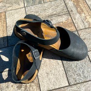 Birkenstock Mary Jane’s.